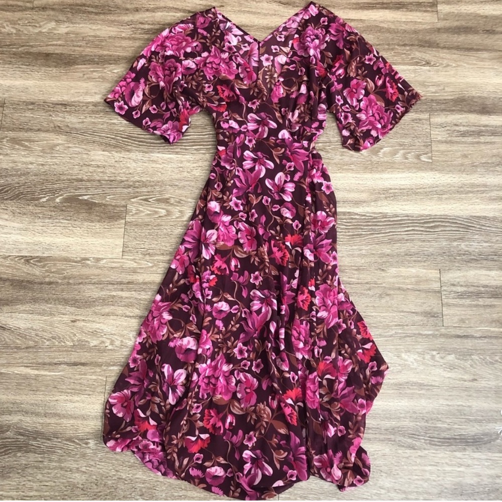 FAME & PARTNERS • jagger floral wrap gown